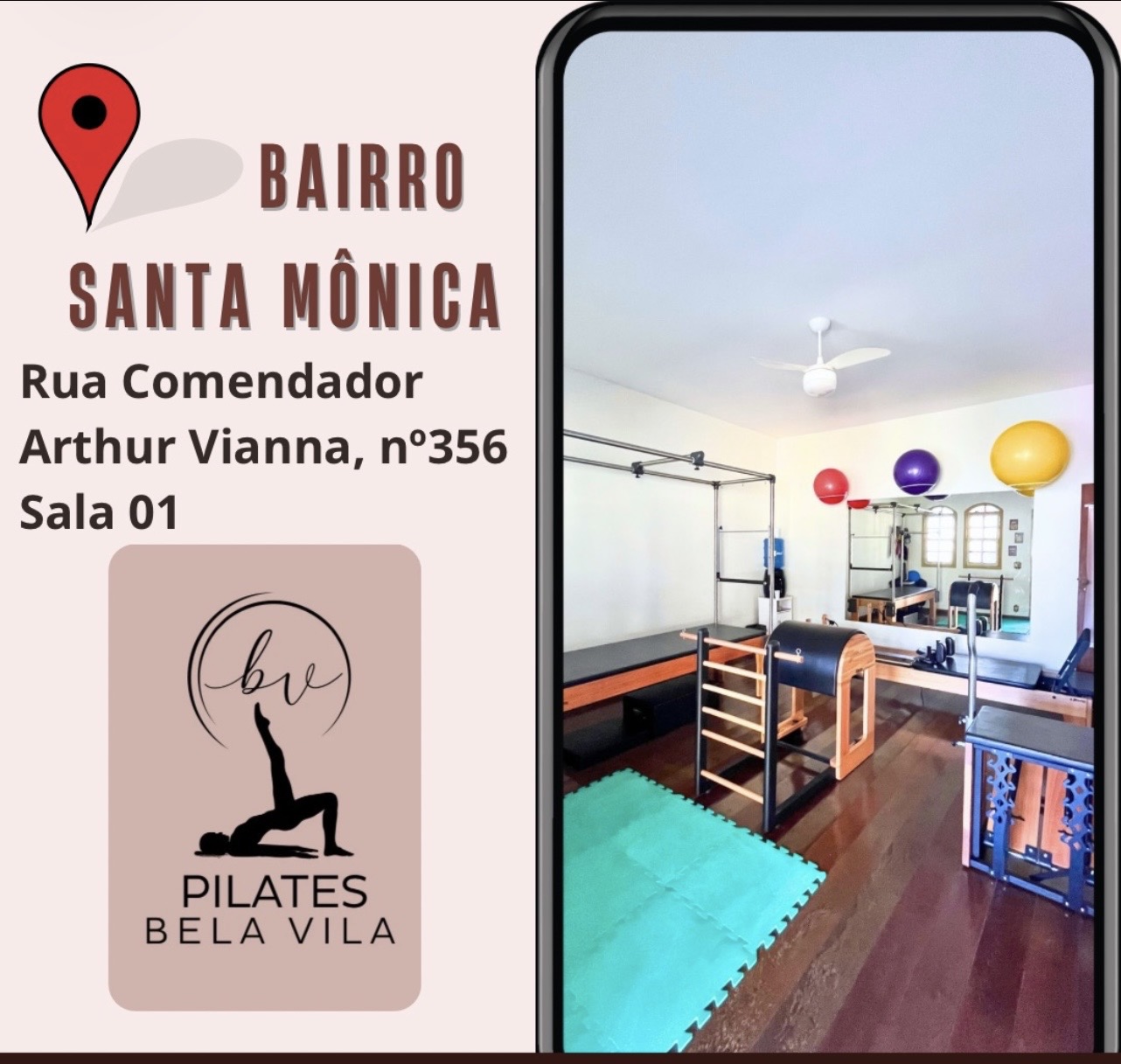 Unidade II — Santa Mônica — Pilates Bela Vila em Belo Horizonte